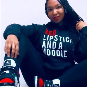 Red Lipstick Hoodie